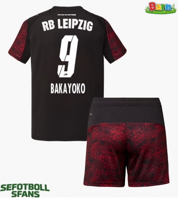 RB Leipzig Johan Bakayoko #9 Tredjeställ Barn 2025-26 Kortärmad (+ Korta byxor)